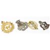 Image 2 : #392 Lot broken WW1 WW2 Cap badges Canada UK