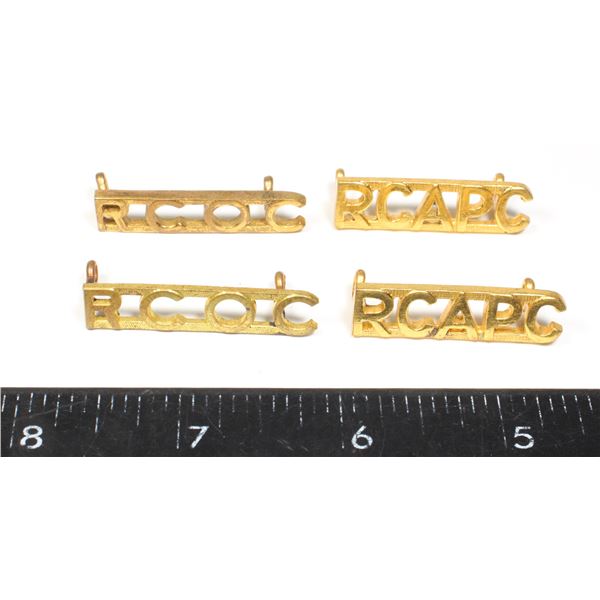 #394 RCAPC and RCOC Canadian Shoulder Titles