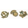 Image 2 : #398 British World War One Cap badge broken lot