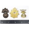 Image 1 : #399 Lot of 3 WW2 Canadian Military Insignia