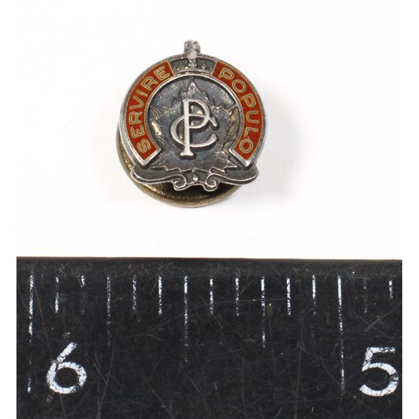 #405 1940's Canada Post Postal Service Pin Silver