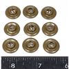 Image 1 : #408 WW2 Lot of 9 Canadian Battle Dress Buttons