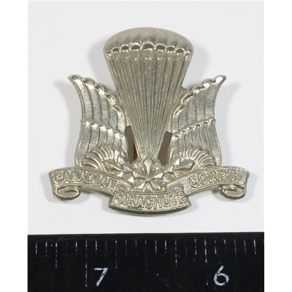 #414 Canadian Parachute Corps Cap Badge