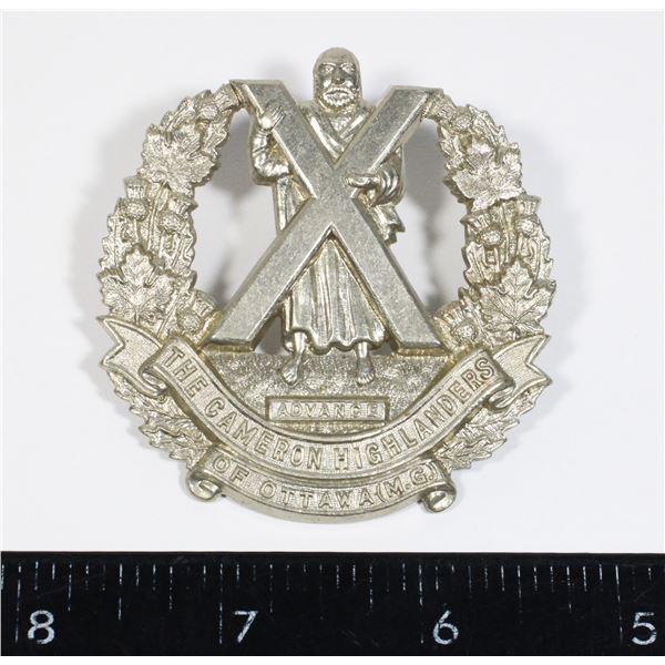 #416 Cameron Highlanders of Ottawa (M.G.) badge