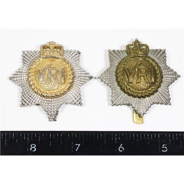 #417 Royal Canadian Regiment cap badge lot