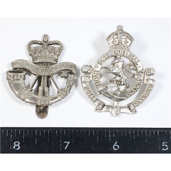 #421 Lot 2 Canadian Cap Badges North Saskatchewan