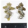 Image 1 : #424 WW2 + Cold War RCEME Canada cap badge lot