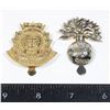 Image 1 : #429 Lot of 2 cap badge Royal Canadian Sea Cadets
