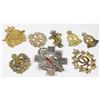 Image 2 : #431 Large lot Canadian cap badges for restoration