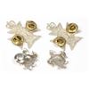 Image 2 : #435 Brockville Rifles Collar Badge Pair w/