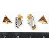 Image 1 : #438 2 Pairs Canadian Military Collar Badge pairs