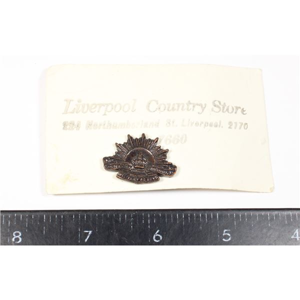 #459 Australian Military Forces Pin w/ Card