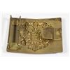 Image 2 : #463 1900's Russian Military Belt Buckle Brass