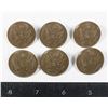 Image 1 : #480 Lot of 6 United States Military green buttons