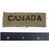 Image 1 : #483 WW2 Canadian Army Bullion Wire Shoulder Title