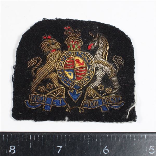 #493 Gold Wire British Canadian Warrant Officer