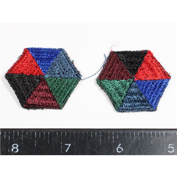 #495  WW2 Canadian Pacific Battledress Patch Pair