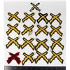 Image 1 : #504 Large lot 17 Crossed Rifle Marksman Patches