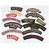 Image 2 : #531  PPCLI Shoulder Title Pair w/ Assorted Cloth