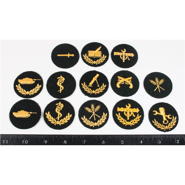 #533 13 Canadian Military Trade Insignia includes