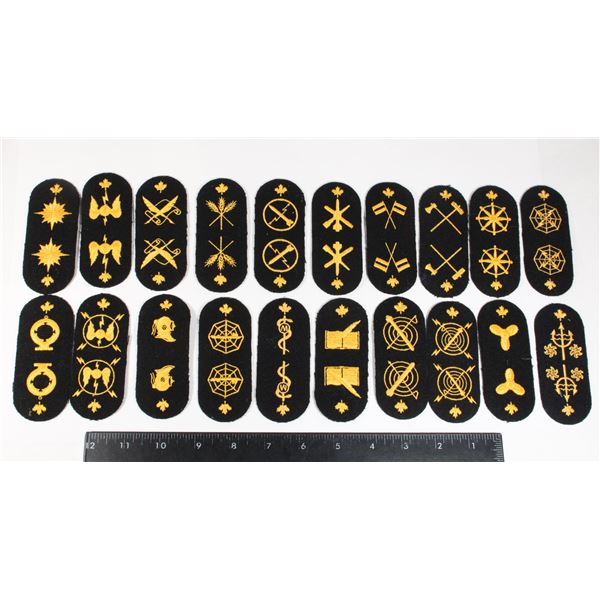#536 Royal Canadian Navy Trade Badge lot of 20