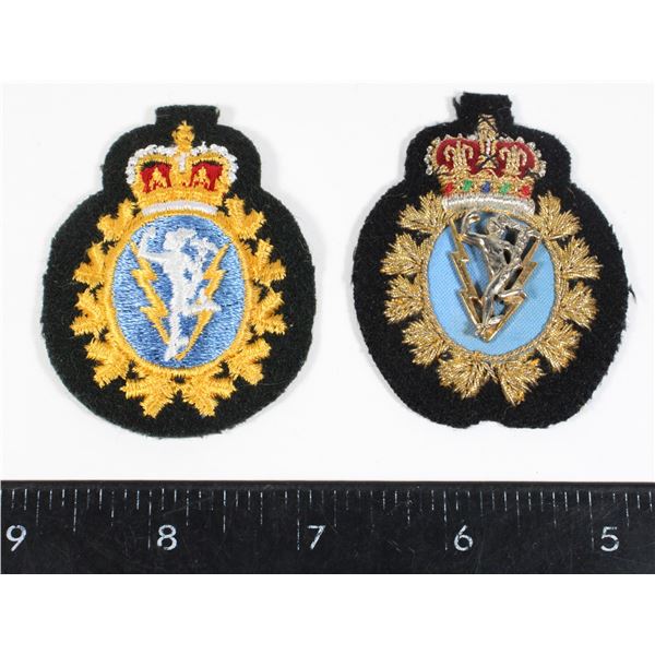 #539 Canadian Armed Forces Signals Branch badges
