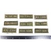 Image 1 : #548 9 Canadian Military Shoulder Titles Regiments