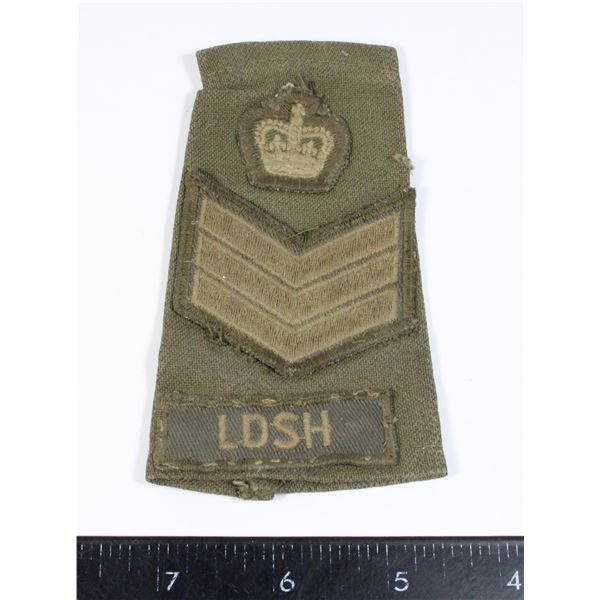 #553 Lord Strathcona's Horse Shoulder Board