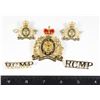 Image 1 : #564  1980'S RCMP Cap Badge Collar Shoulder Set