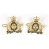 Image 4 : #564  1980'S RCMP Cap Badge Collar Shoulder Set