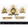 Image 1 : #565 1960's RCMP Cap Badge w/ Pressed Back Collars