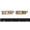 Image 1 : #568  Late 1900's RCMP Shoulder Title Variants