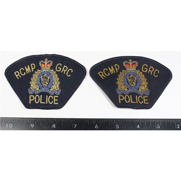 #585 20th Century RCMP GRC Uniform Patch Pair