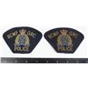 Image 1 : #585 20th Century RCMP GRC Uniform Patch Pair