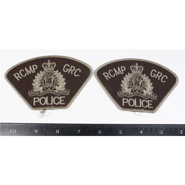 #586 20th Century RCMP GRC Uniform Patch Pair