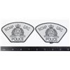 Image 1 : #587 20th Century RCMP GRC Uniform Patch Pair