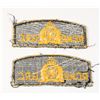 Image 2 : #592 RCMP GRC Patch Pair Lot of 2 20th Century