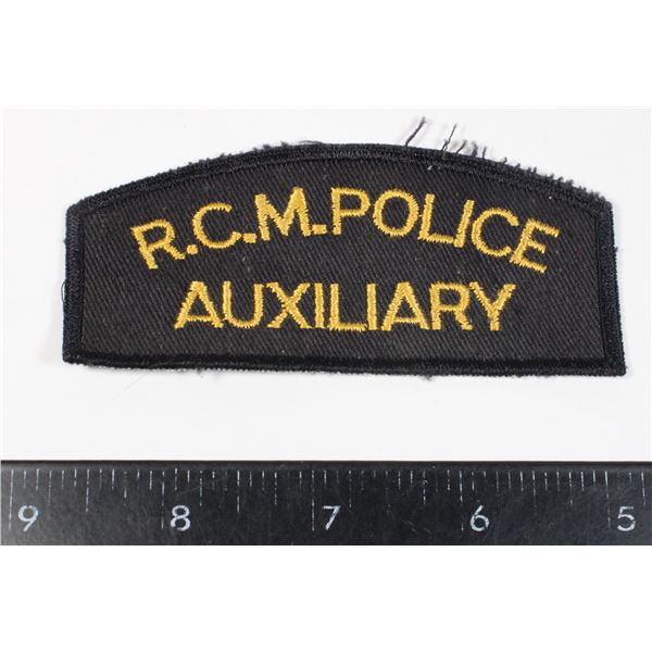 #595 R.C.M.POLICE AUXILIARY Patch Crest