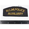 Image 1 : #595 R.C.M.POLICE AUXILIARY Patch Crest