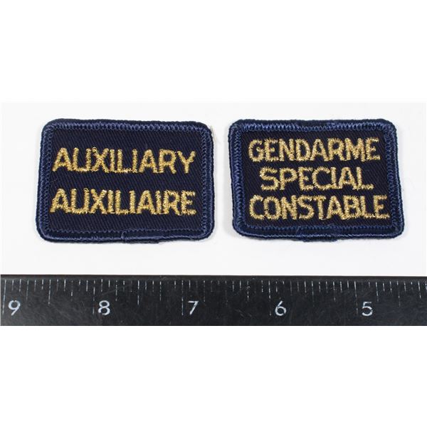 #597 RCMP Auxiliary / Special Constable Patch