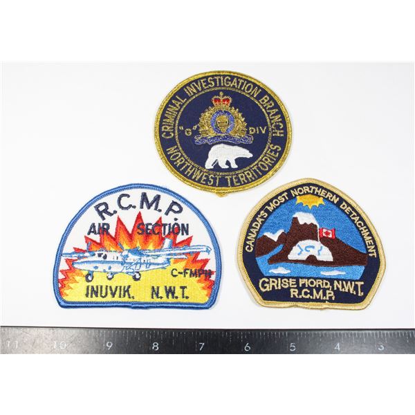 #603 North West Territories RCMP Patch lot Inuvik
