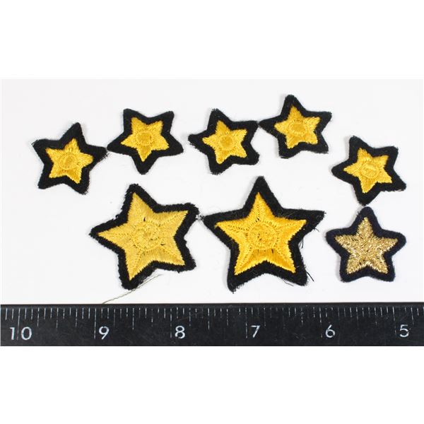 #616 RCMP Service Badge Star lot of 7 Variants