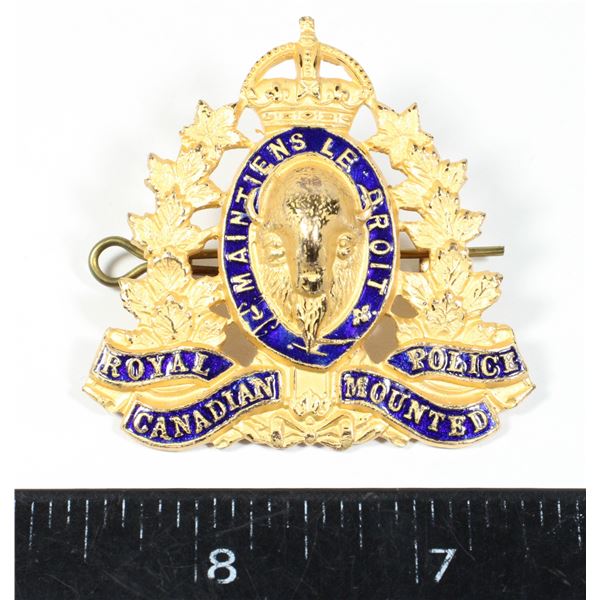 #622 1973 JR GAUNT Reissue Kings Crown RCMP Badge