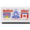 Image 1 : #634 RCMP March West 1873 1998 License Plate