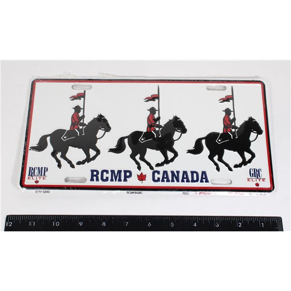 #636 RCMP Canada Frontline Auto Gear License Plate