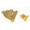 Image 2 : #641 Lethbridge Police Collar Badge and Pin lot