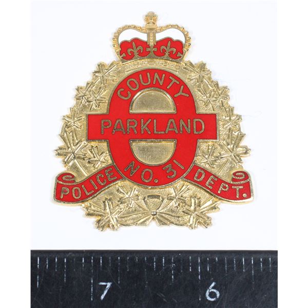 #642 Alberta County Police Department Badge