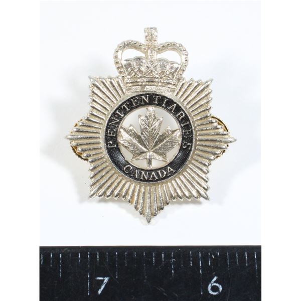 #644 Canada Penitentiaries Cap Badge Staybrite