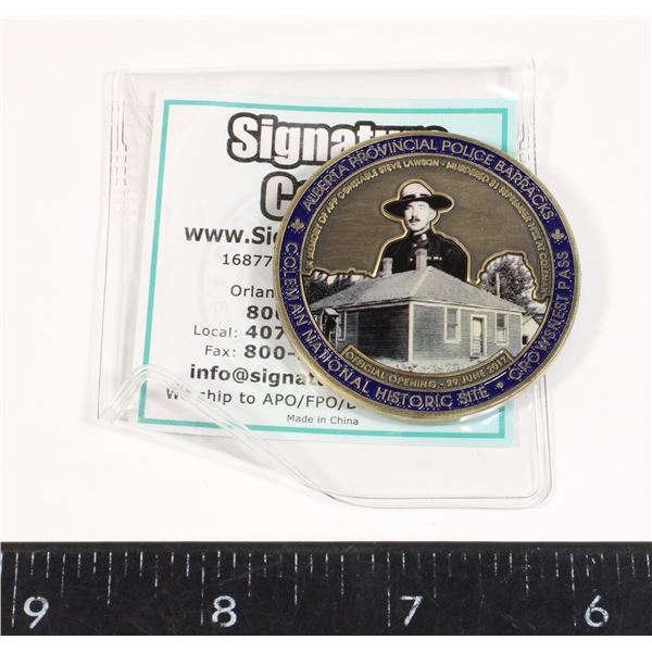 #645  2017 Coleman Alberta Provincial Police Coin