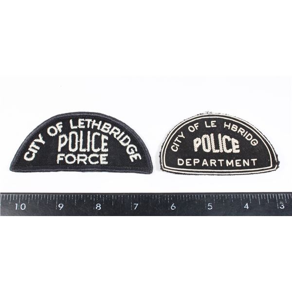 #651 City of Lethbridge Police Department patches